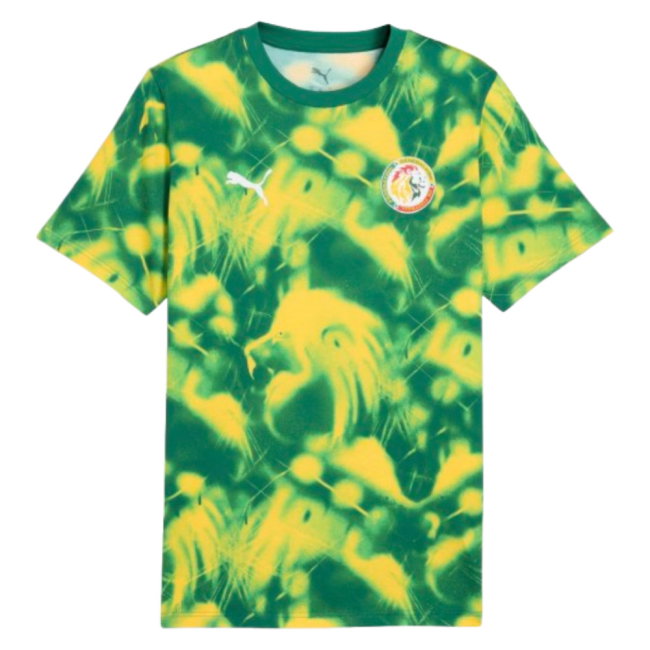 2026-2027 Senegal FtblCulture Tee AOP (Green) (Your Name)-SoccerKits Hub | Buy Soccer Jerseys Online